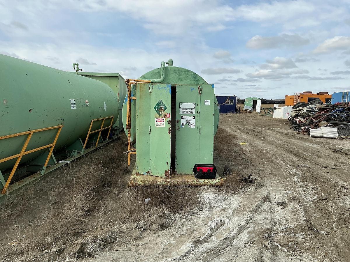 Used 10,000 Gallon Diesel Fuel Welded Steel Tank