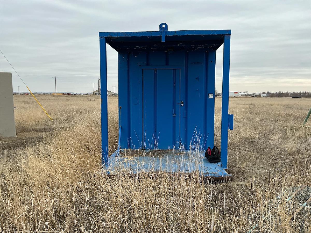 Used Welded Steel Shed