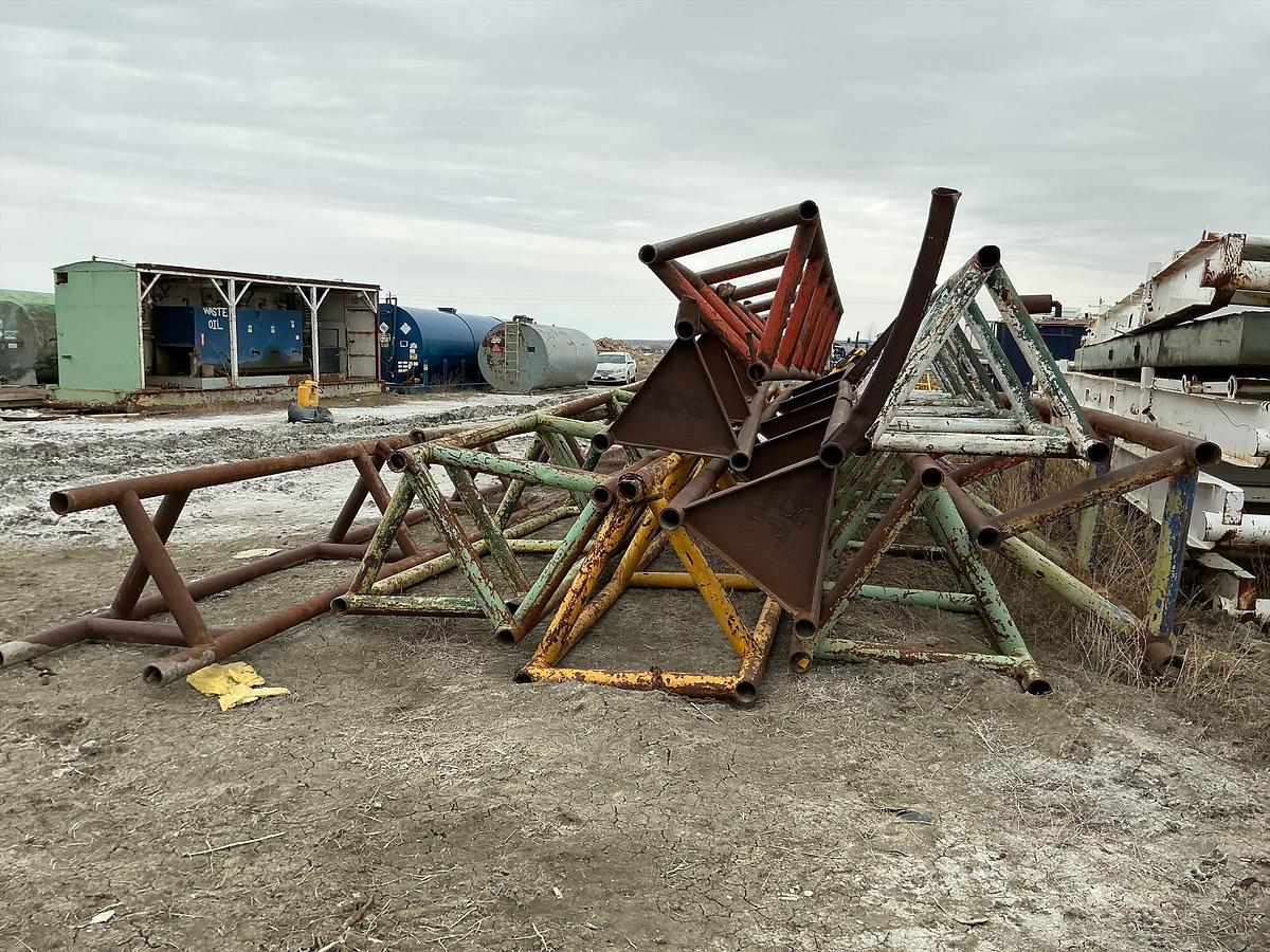 Used Welded Steel Pipe Racks 