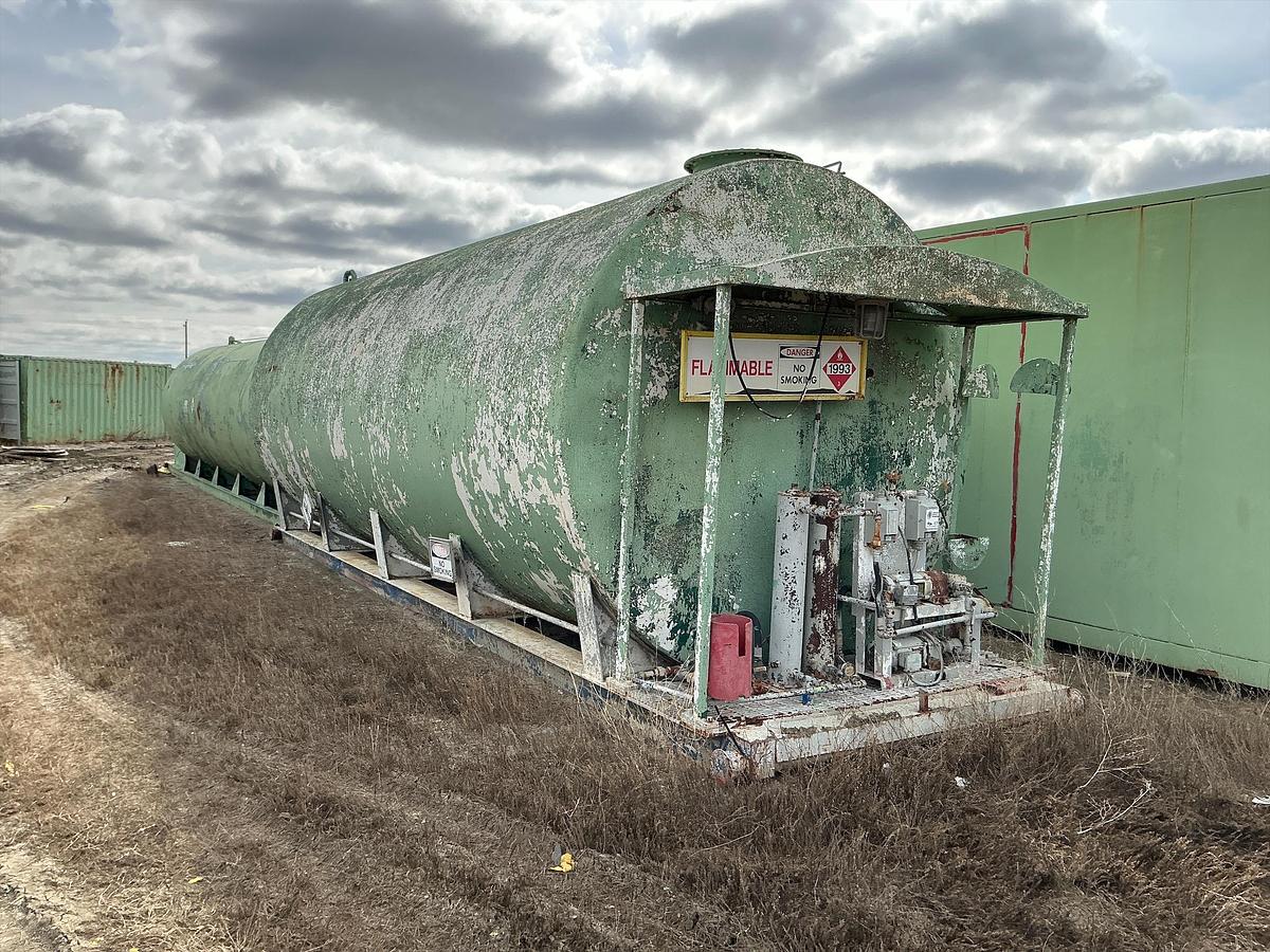 Used 15,000 Gallon Fuel Tank, Welded Steel