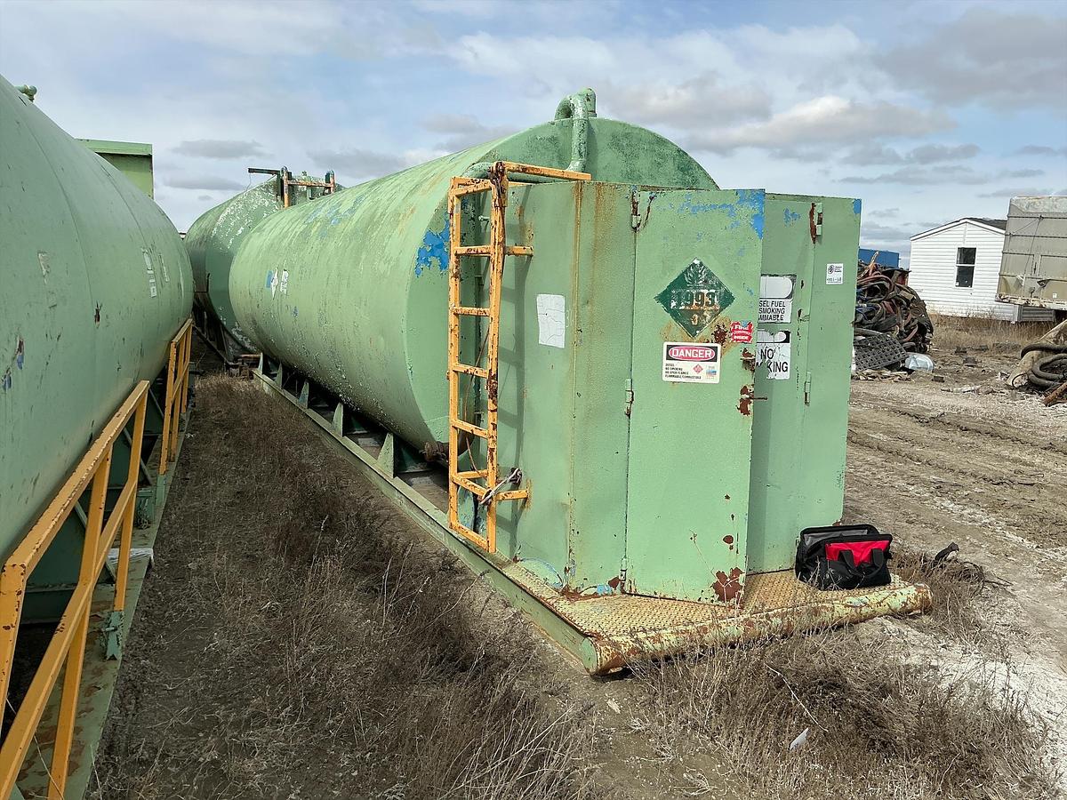 Used 10,000 Gallon Diesel Fuel Welded Steel Tank 