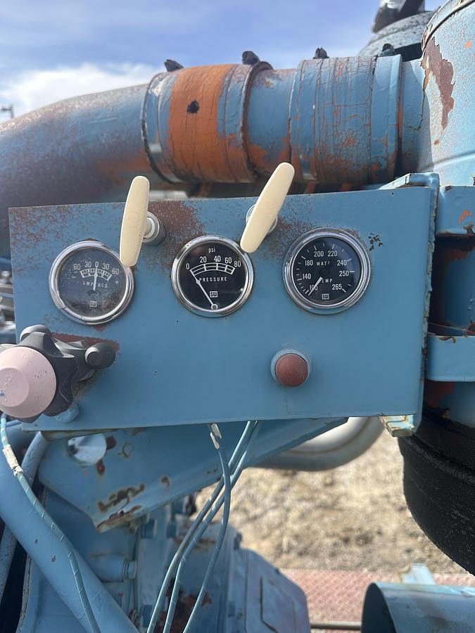 Used Skid mounted pump Shop made