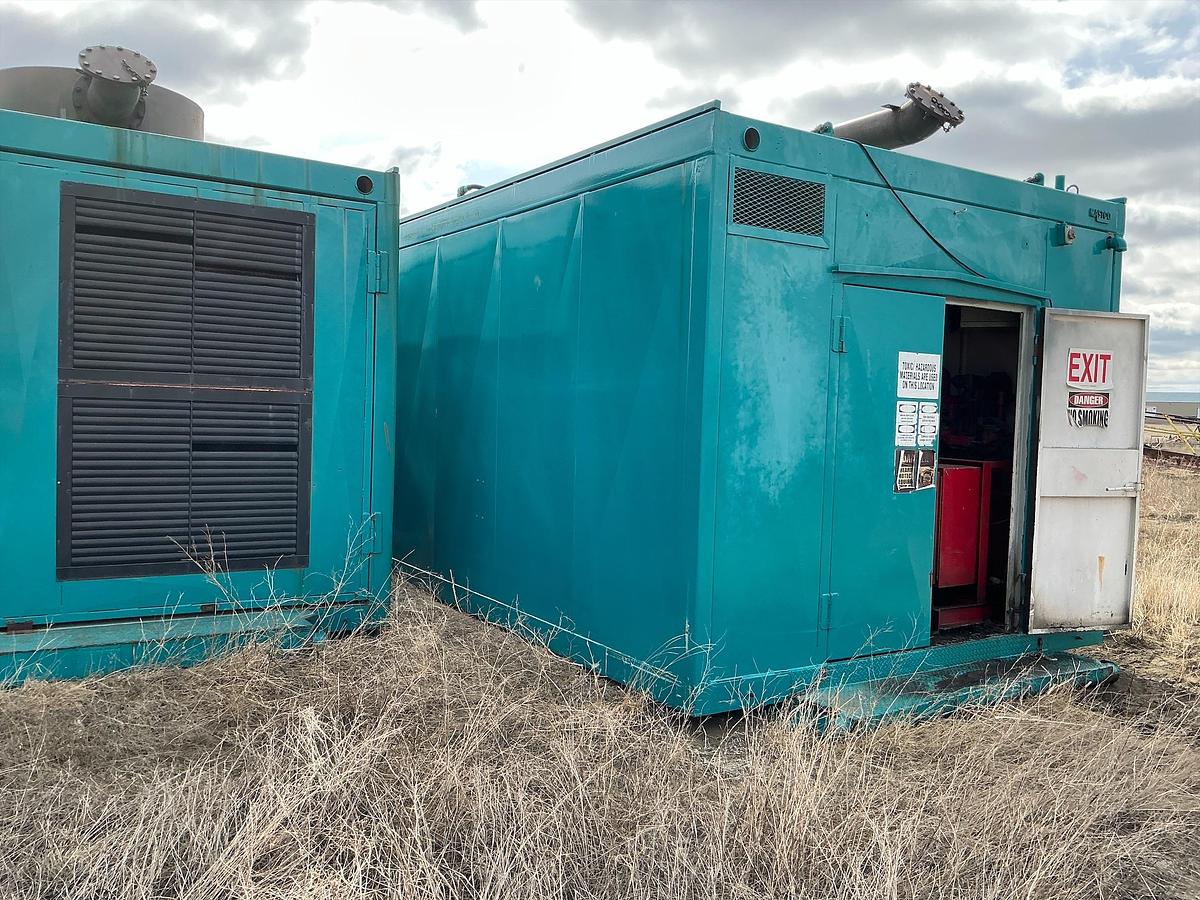 Used Welded Steel Generator Shed
