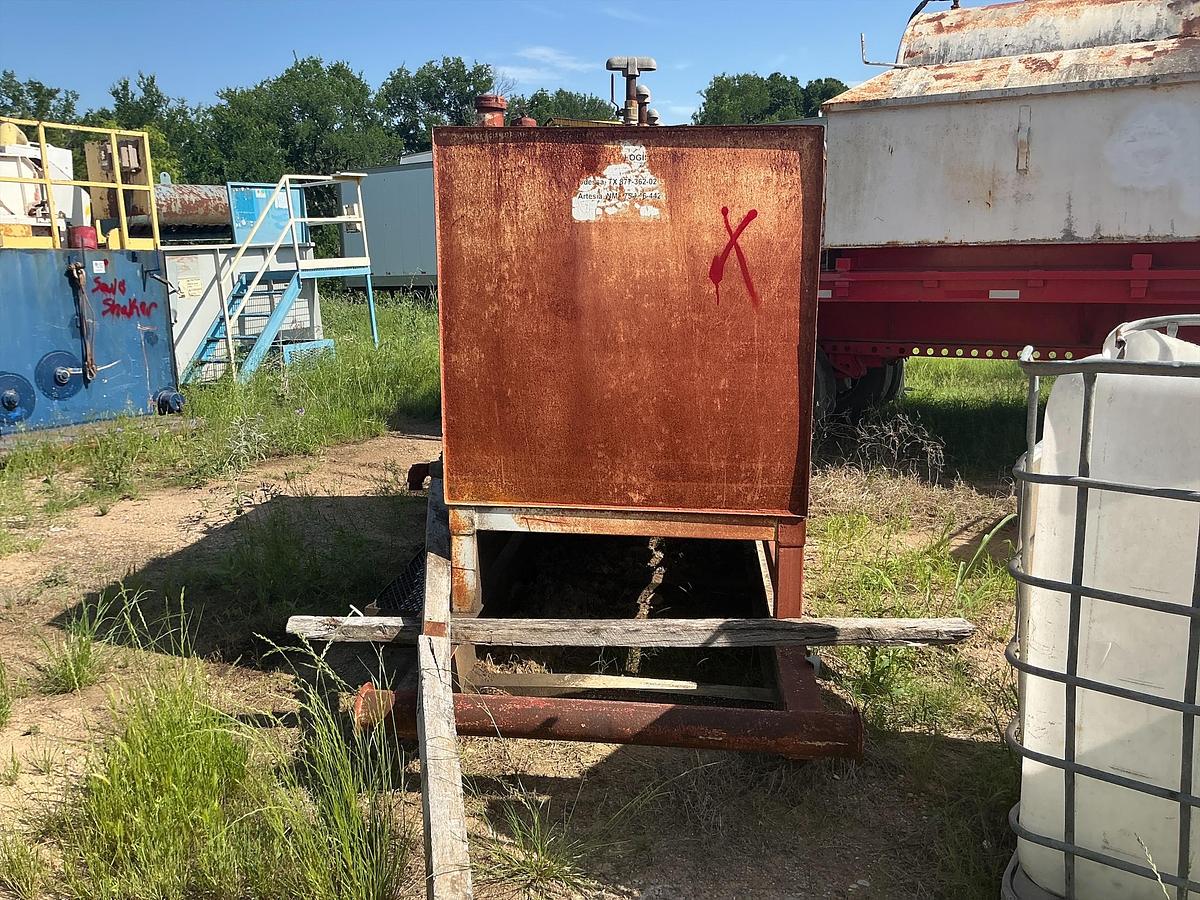 Used Pilot Waste Oil on Skid