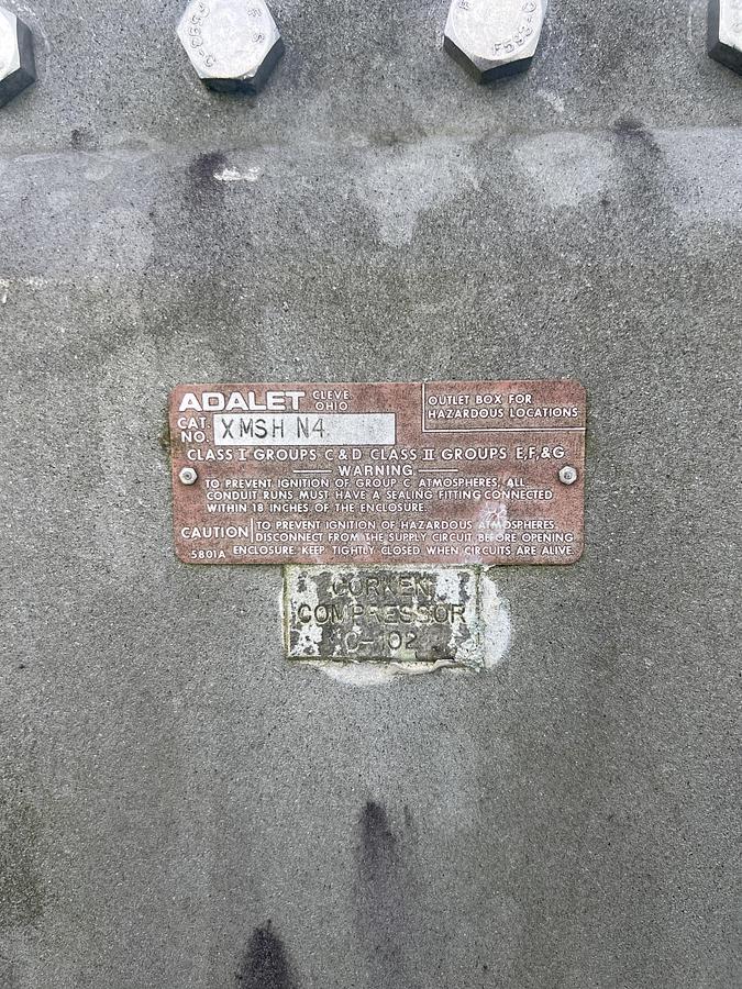 Used Blackmer gas compressor