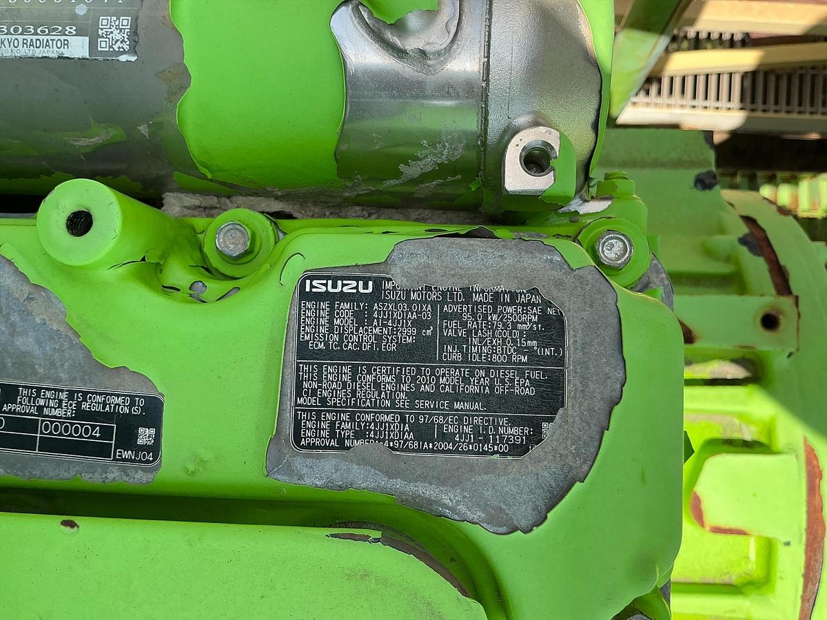 Used Isuzu Diesel Engine on Skids