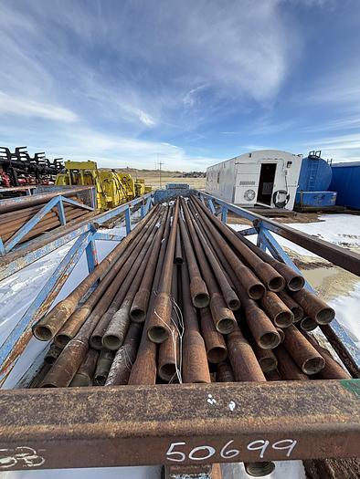 Used Pipe Tub with Drill Pipe