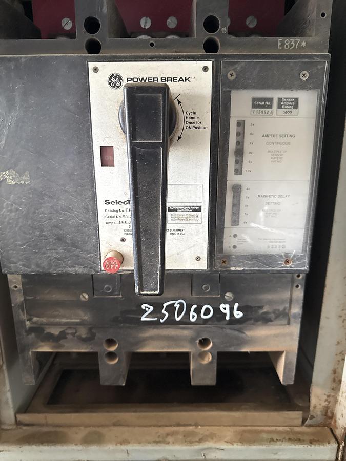 Used General Electric 1600 amp