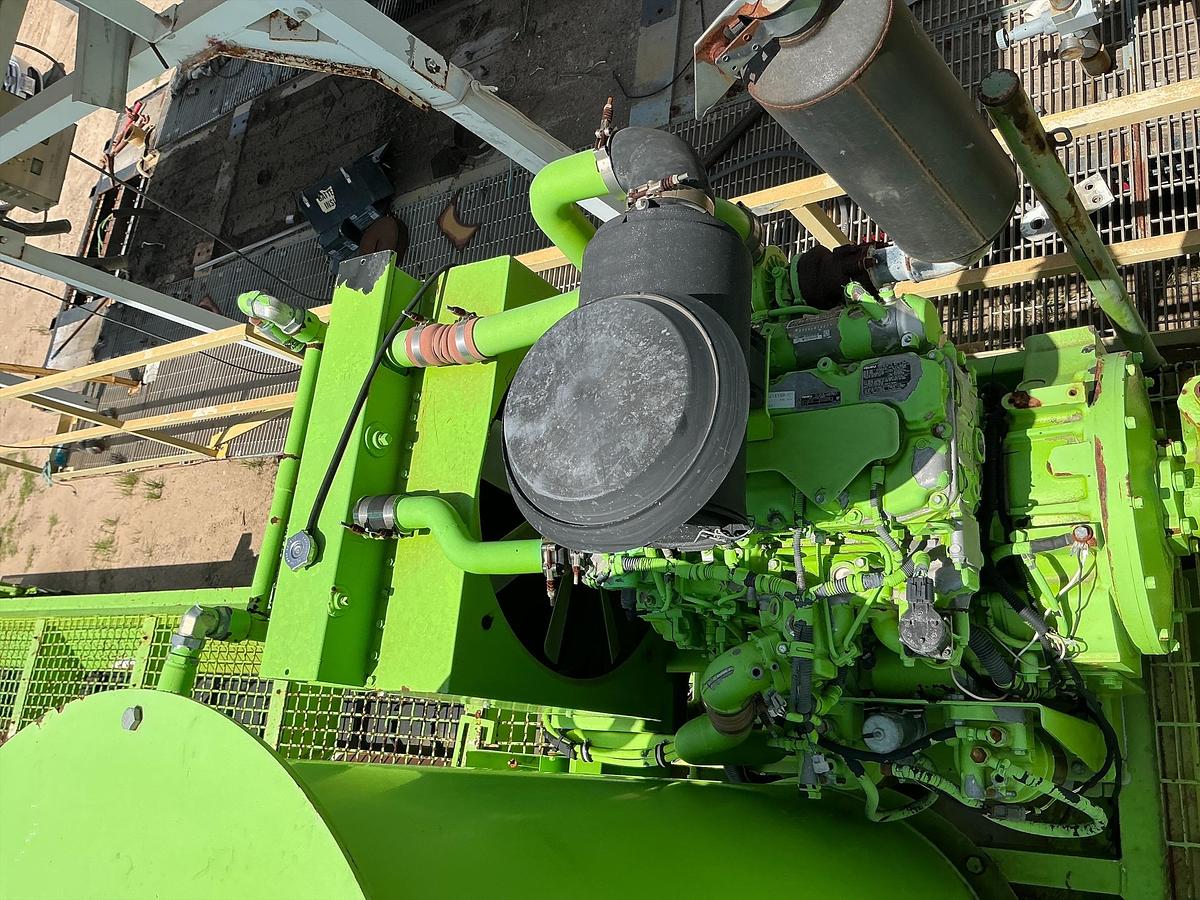 Used Isuzu Diesel Engine on Skids