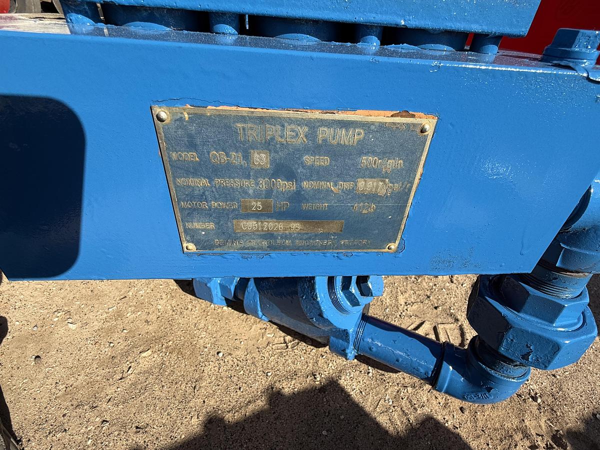 Used Triplex Pump