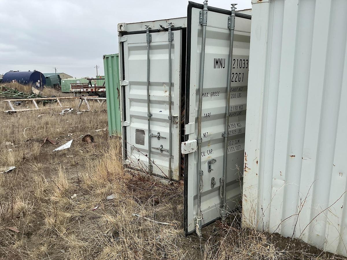 Used 2008 Welded Steel Connex Box w/Hoses
