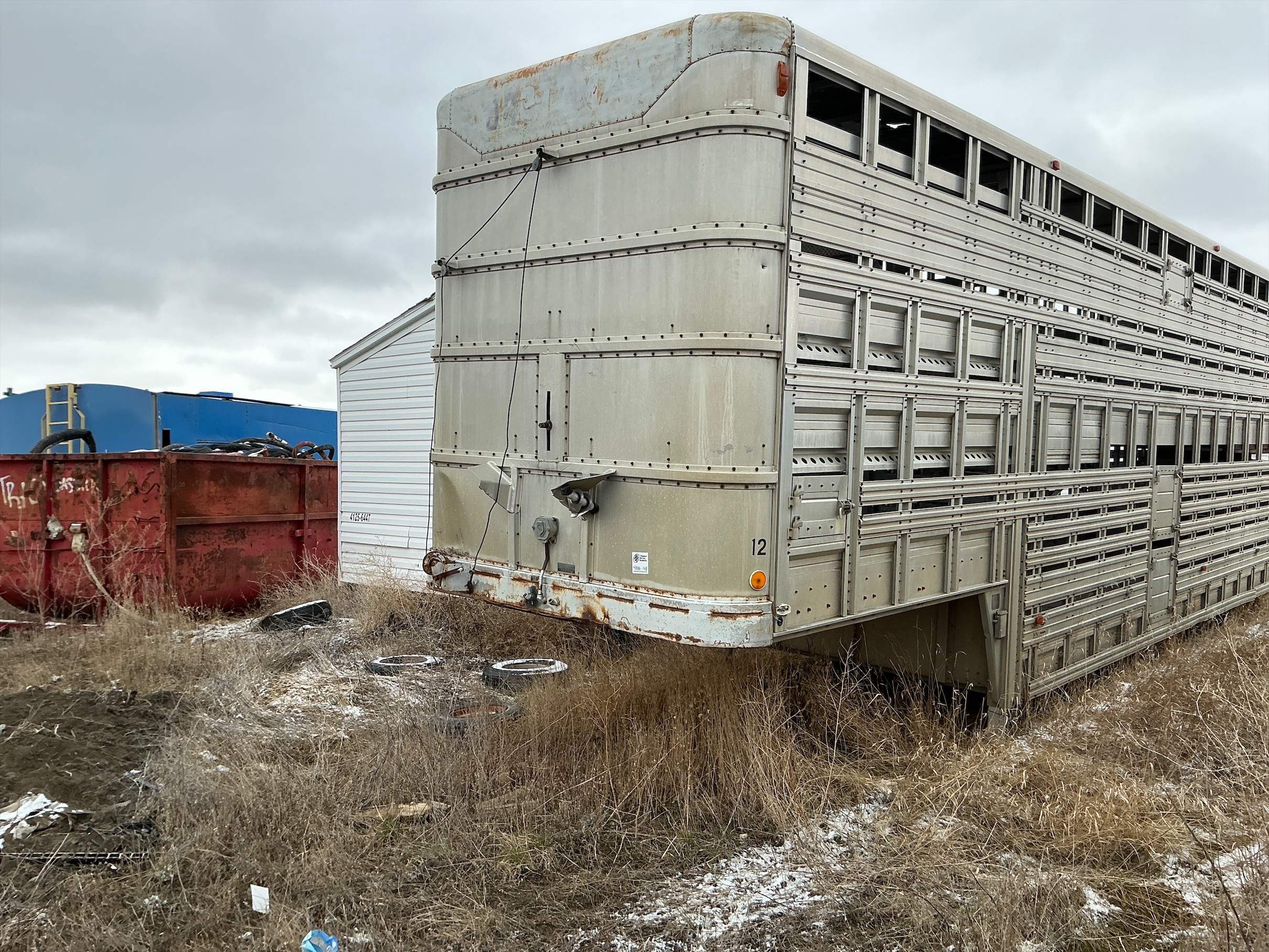 Used 1976 Wilson Bull Livestock Trailer