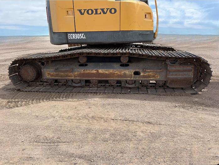 Used 2014 Volvo ECR305CL Tracked Excavator with Hydraulic Thumb
