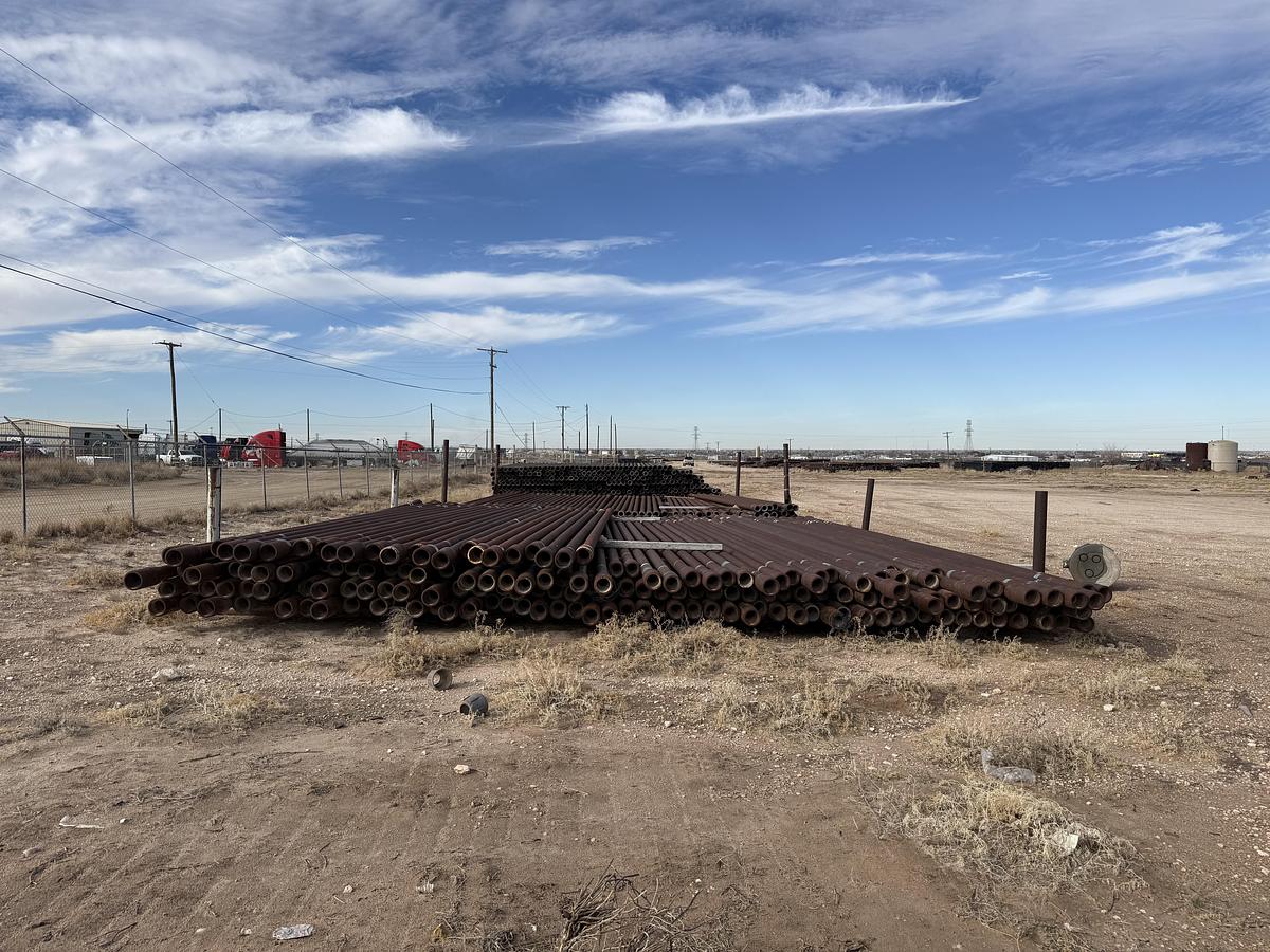 Used 4-1/2" Drill pipe Rack D