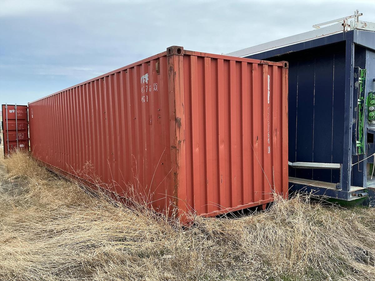 Used Welded Steel 40 ft. Conex Box 
