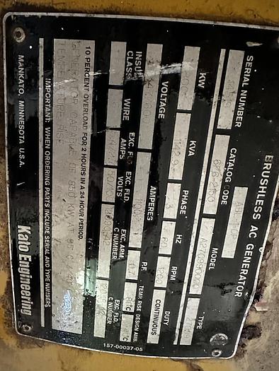 Used 2001 Cat 3508-B 800KW Generator