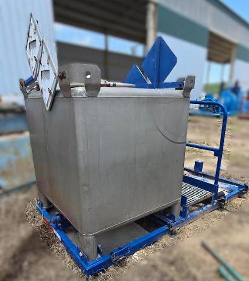 Used 350 Gallon Skid Mounted Tank