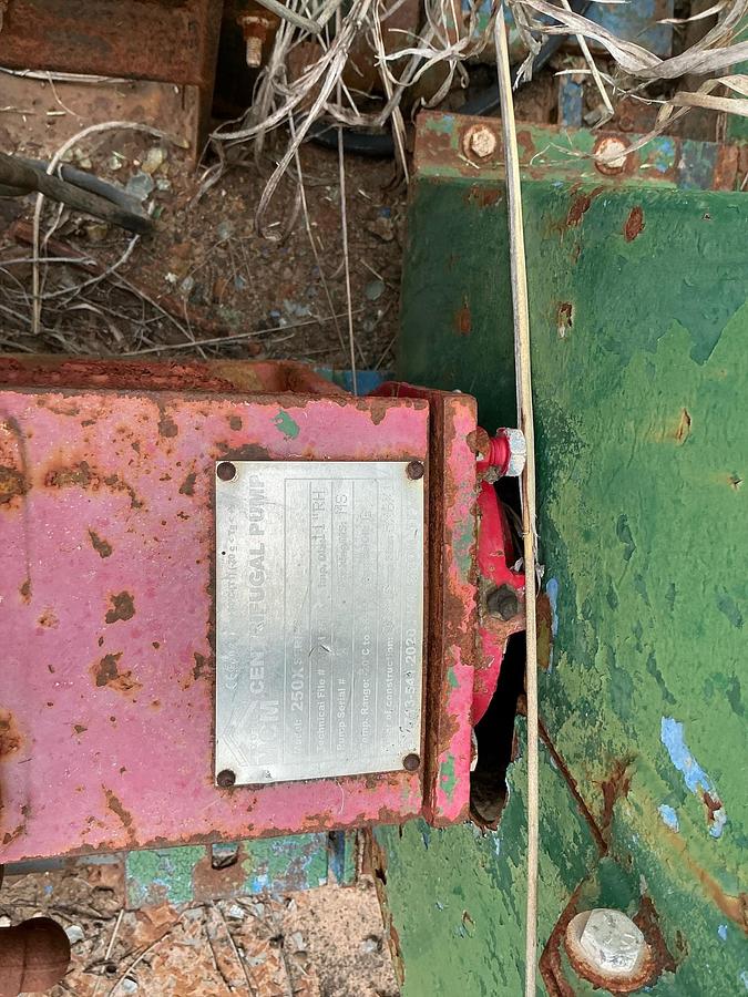 Used Cat D398 PC Diesel Engine Mud Pump on Skid