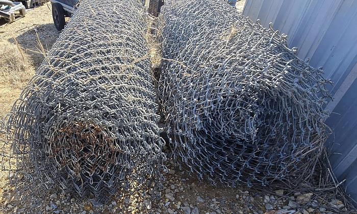 Used 2 Rolls of 6ft Tall Chain Link Fence