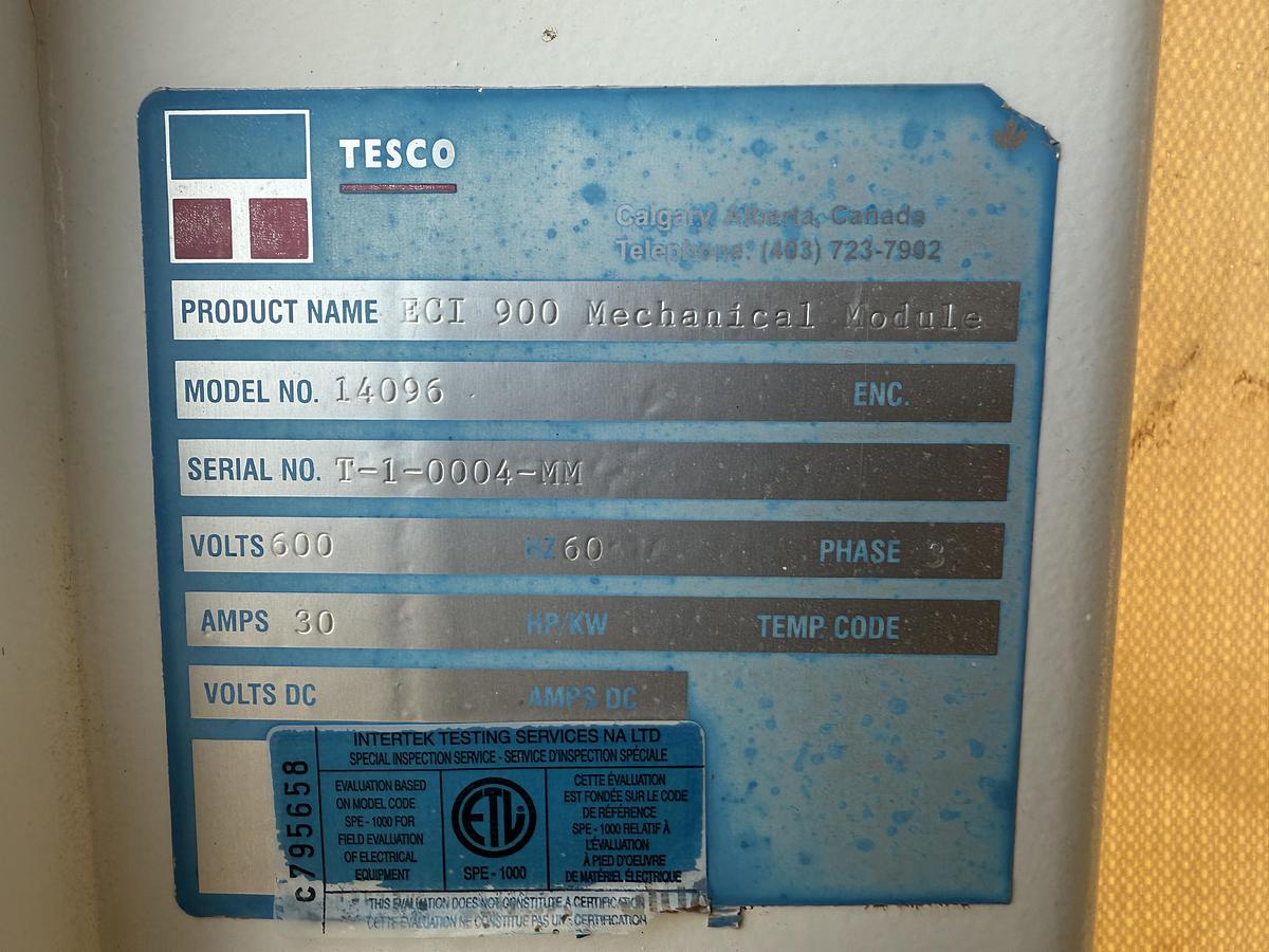 Used Tesco Mechanical Top Drive HPU