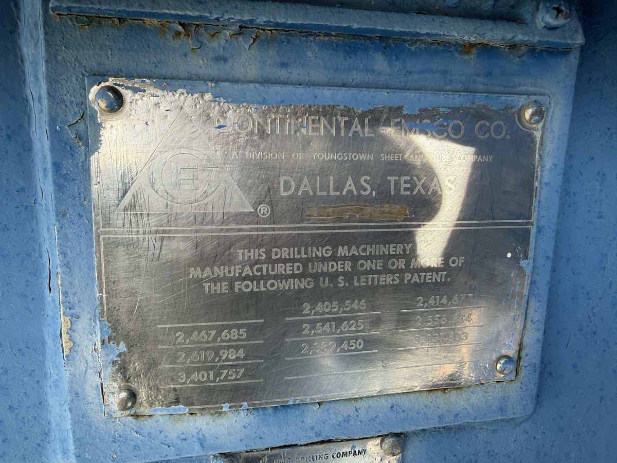 Used Emsco C1 1500 hp Drawworks Rig #235