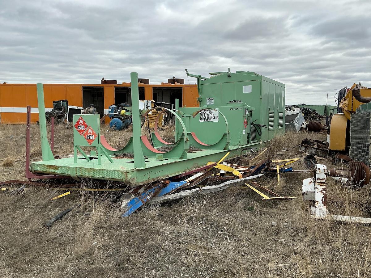 Used Welded Steel Generator Shed