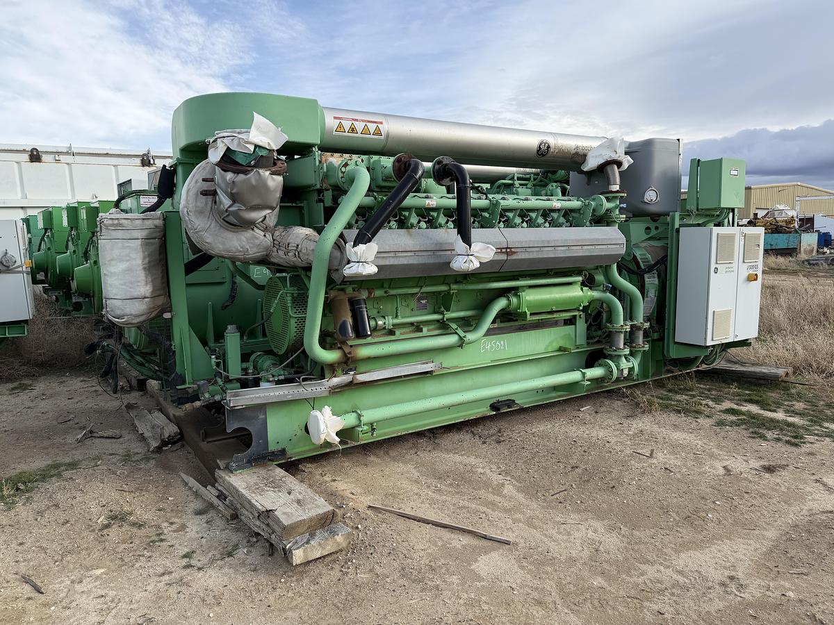 Used 2011 GE Jenbacher J320 Natural Gas Generator 1712KW