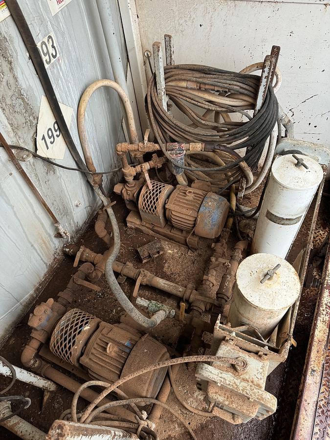 Used 12,000 Gallon Fuel Tank W/Pump Cabinet Each End