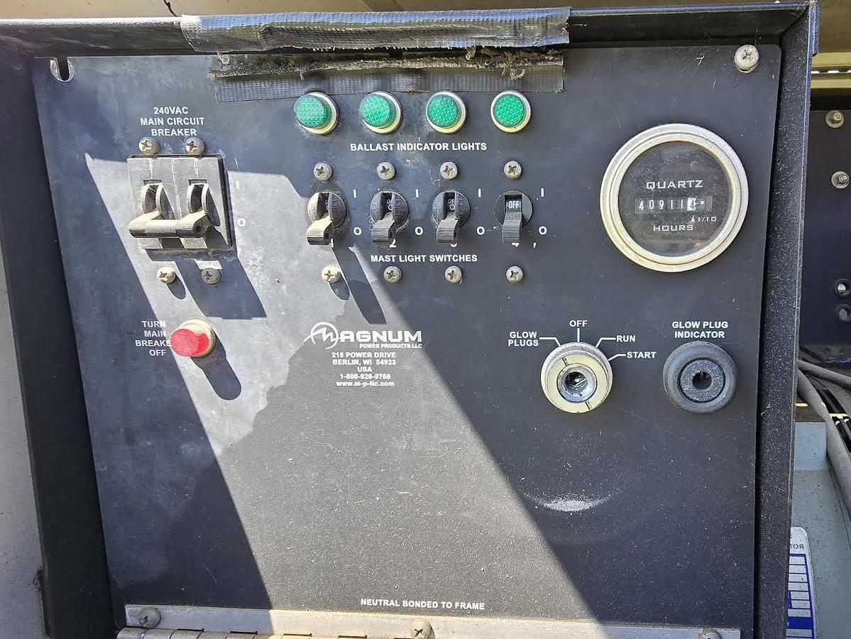 Used Magnum 20KW Generator with Lights, Trailered