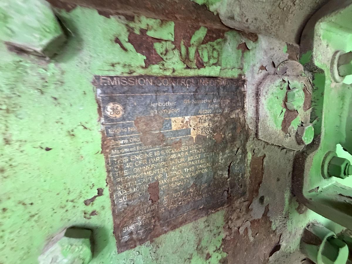 Used 2011 General Electric Jenbacher JGS 320 GS Natural Gas Generator 1712KW