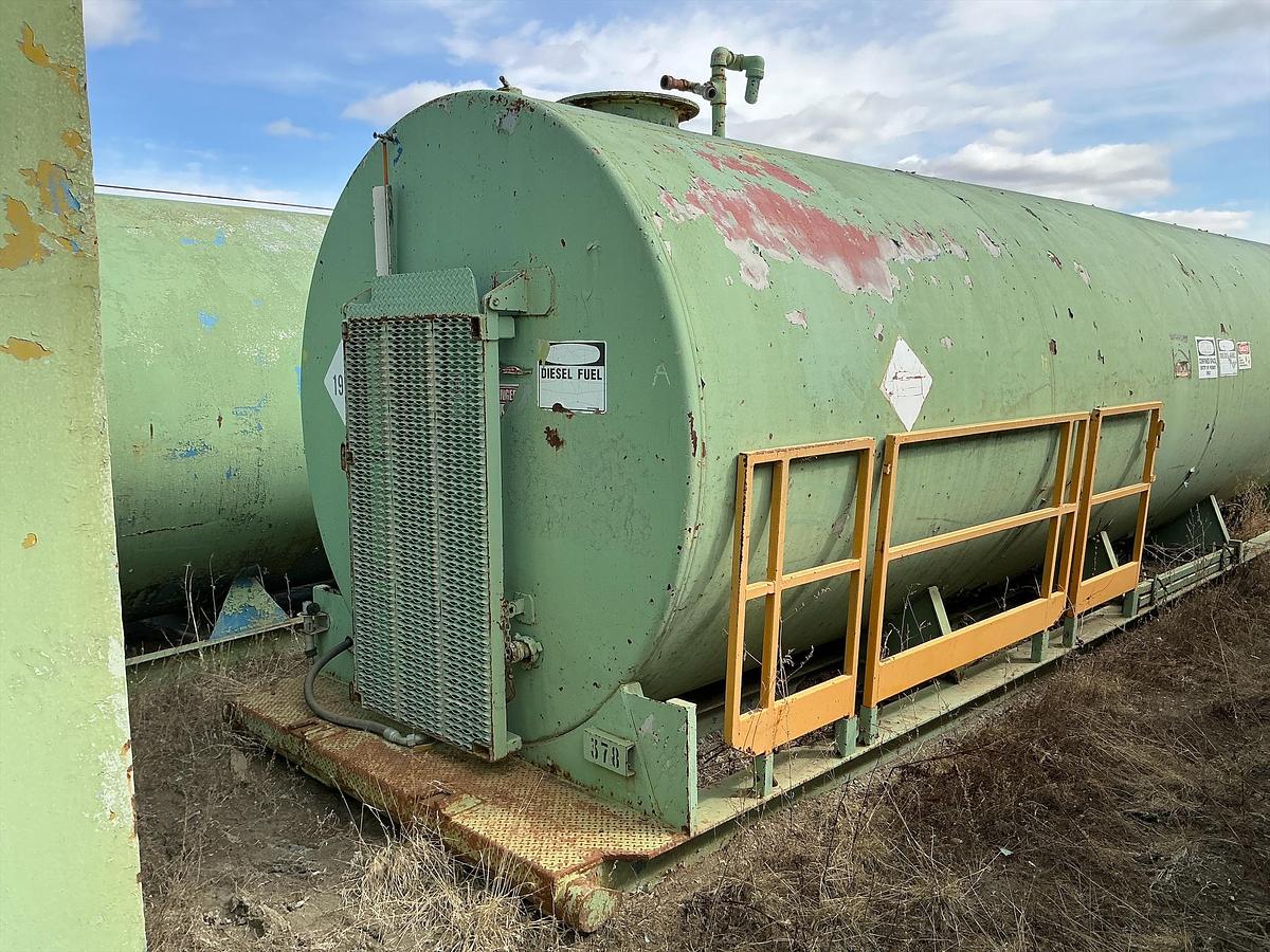 Used 12,000 Gallon Welded Steel Diesel Fuel Tank