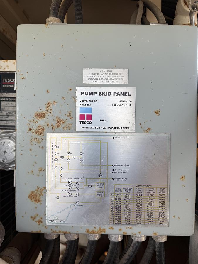 Used Tesco Mechanical Top Drive HPU