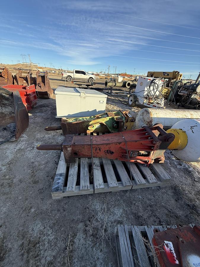 Used Hydraulic Hammer Attachment