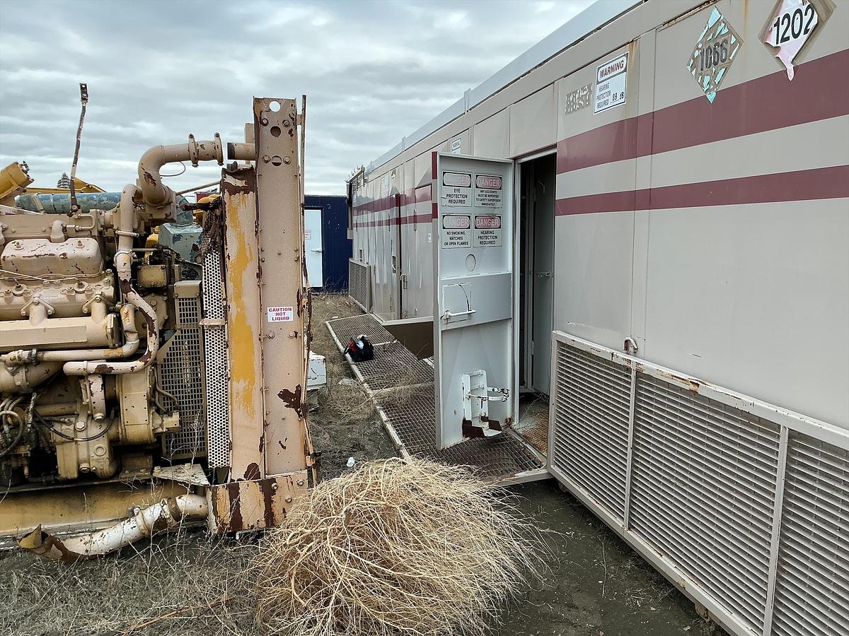 Used Welded Steel Generator Doghouse Combo