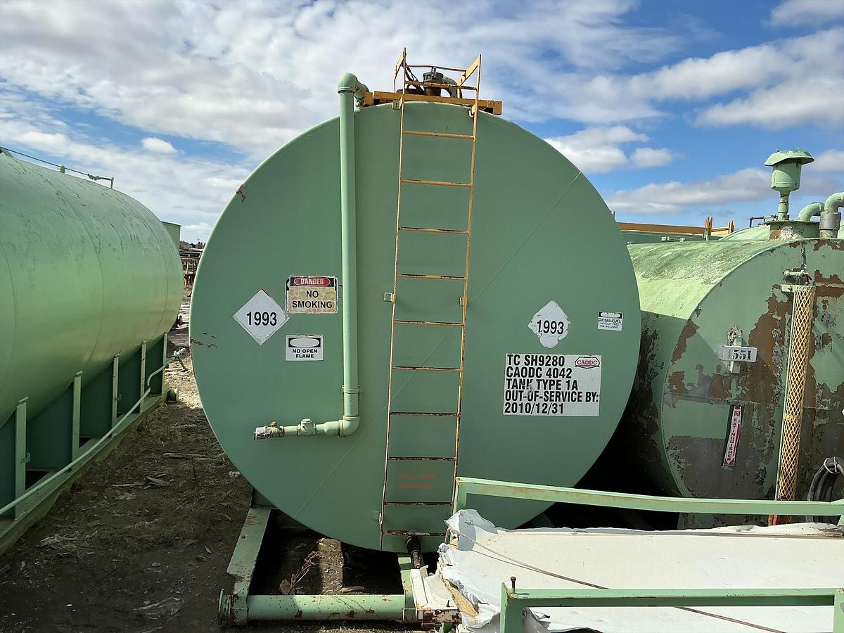 Used Welded Steel 18,000 Gallon Diesel Fuel Tank
