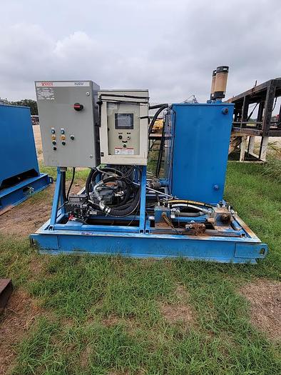 Used KUDU Industries Portable Hydraulic Power Unit, Skid Mounted