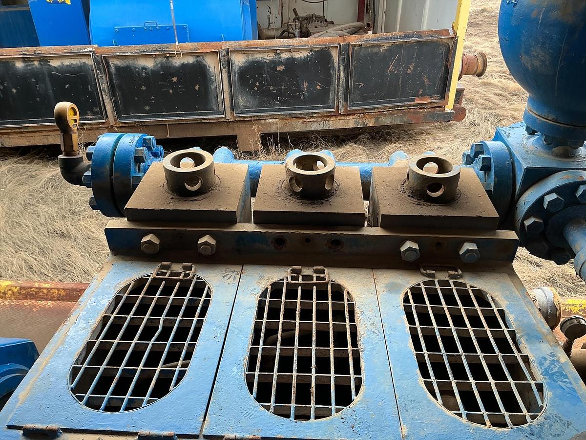 Used Mud Pump Skid Building w/ MTU Diesel Engine w/ RS-F1000 Pump