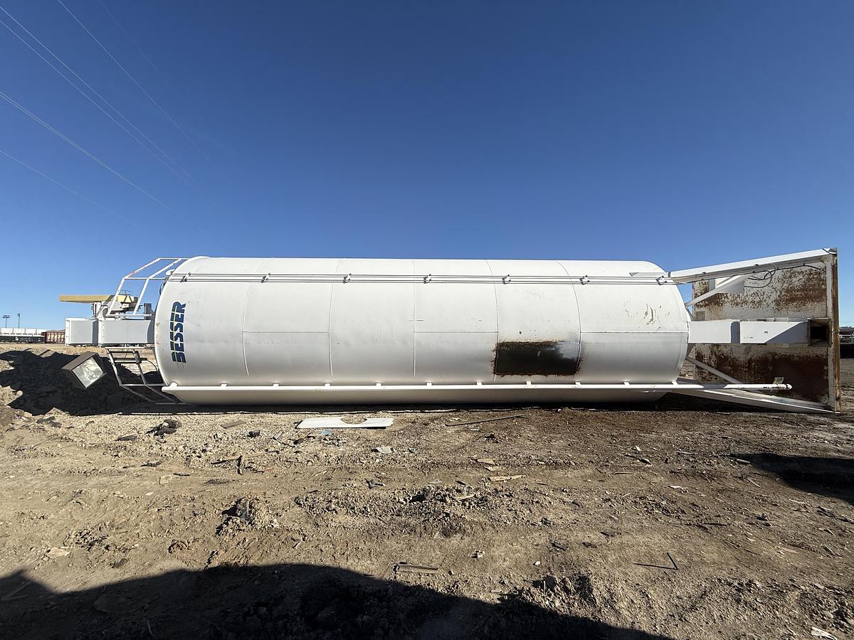 Used Besser 250 Ton Sand Silo