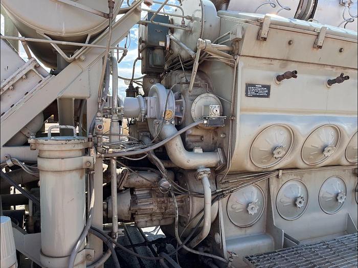 Used Electro-Motive Diesel EMD 710-V20, 2700kw Generator