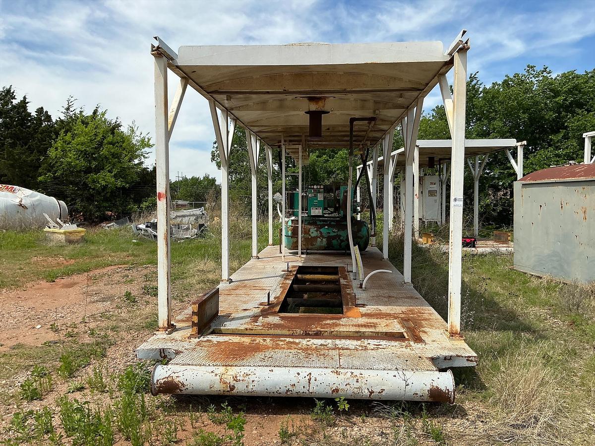 Used Empty Generator Shed on Skids