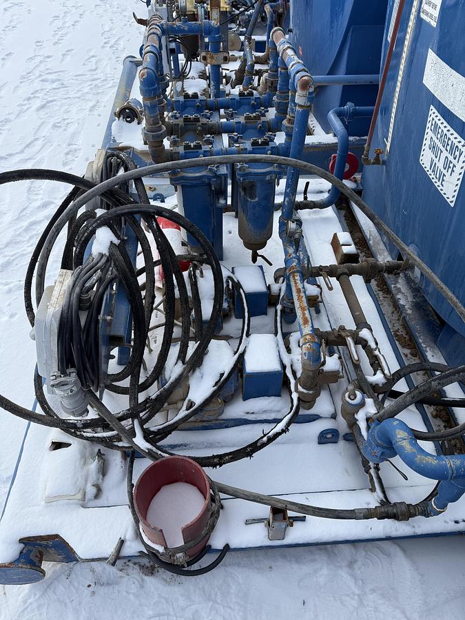 Used 15,000 Gallon Skidded Diesel Fuel Tank 