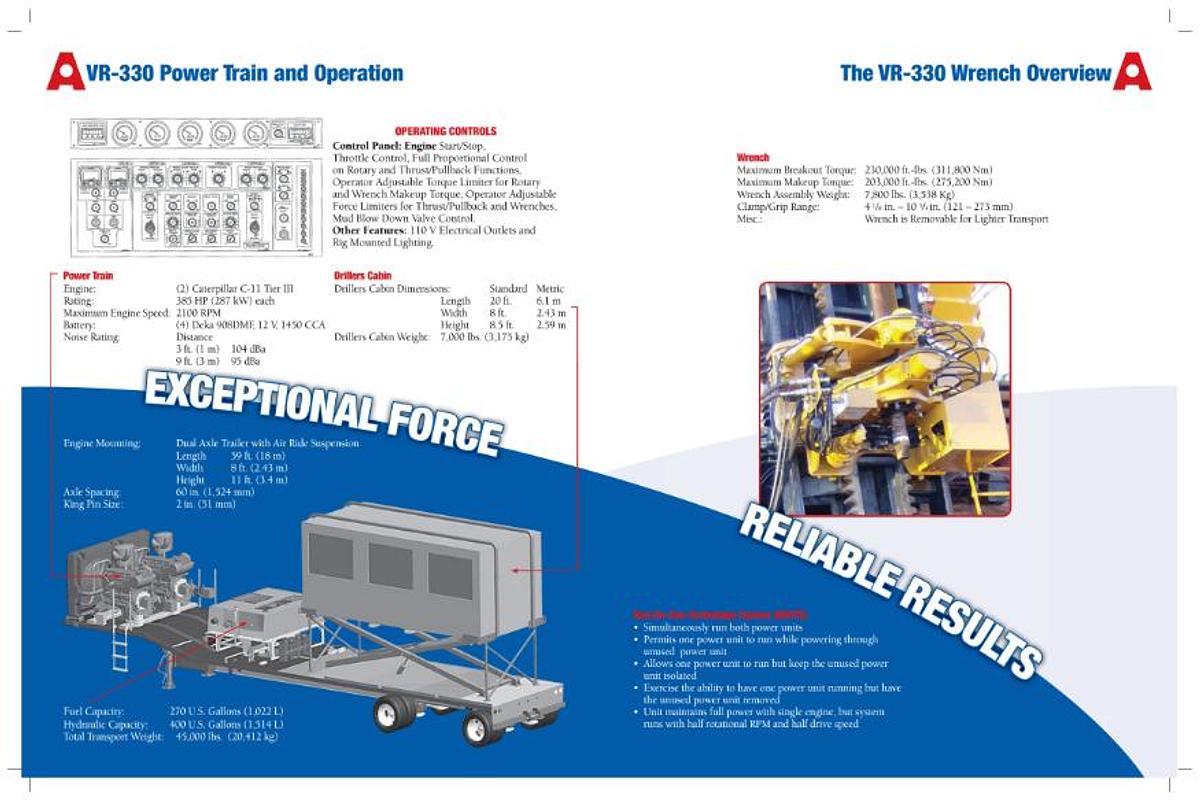 2010 Gefco / American Augers VR-330 Drill Rig