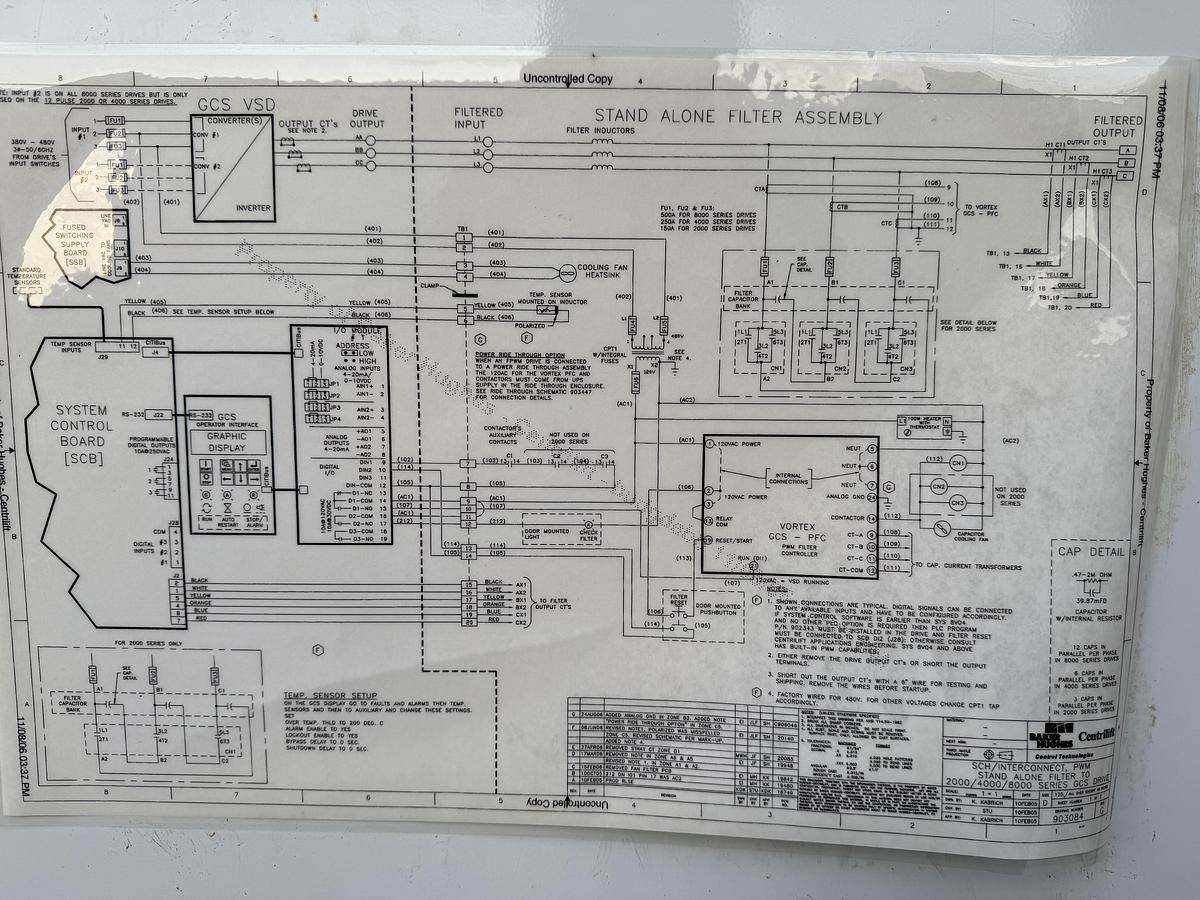Used Variable Frequency Controller by Baker Hughes Centrilift