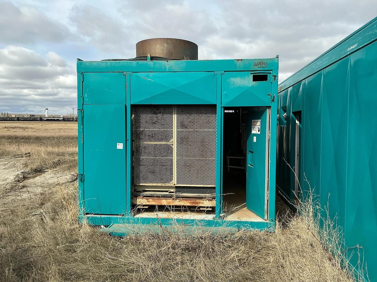 Used Welded Steel Generator Shed