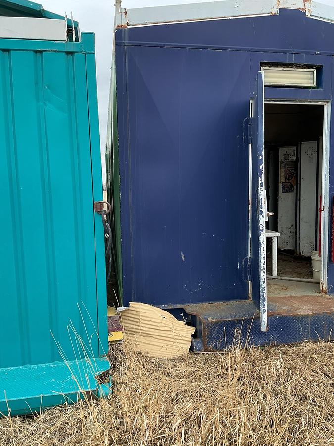 Used Welded Steel Generator Shed