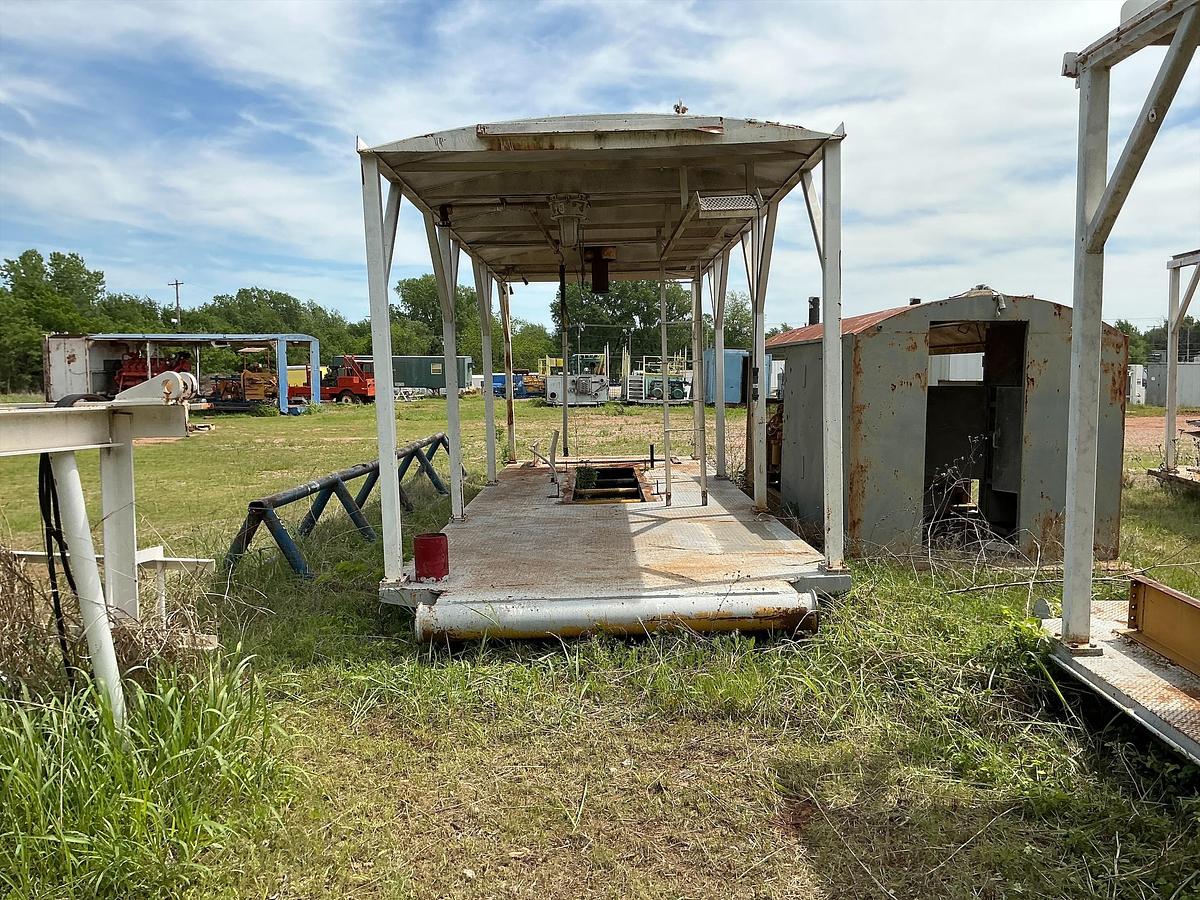 Used Empty Generator Shed on Skids