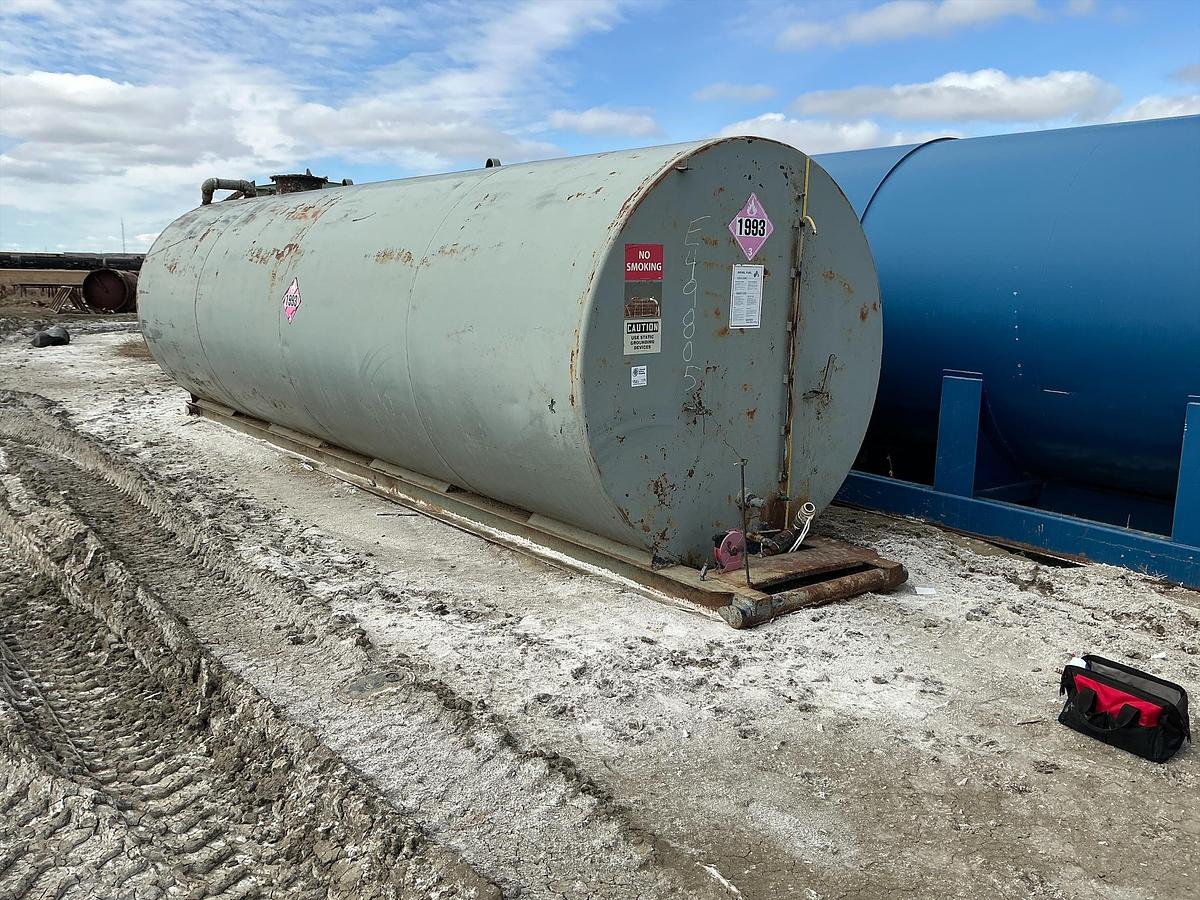 Used Welded Steel 10,000 Gallon Diesel Fuel Tank