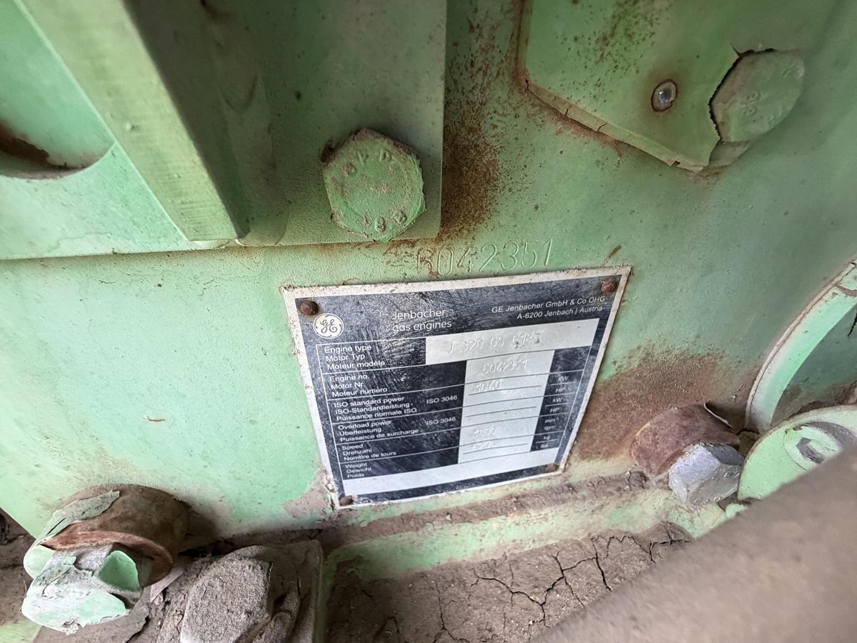Used 2011 General Electric Jenbacher JGS 320 GS Natural Gas Generator 1712KW