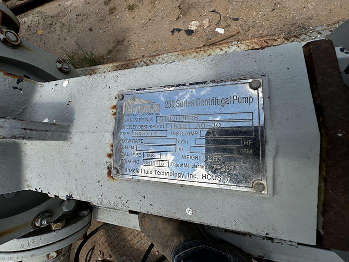 Used Trip Tank 160 BBL, HOPPER, AGITATOR