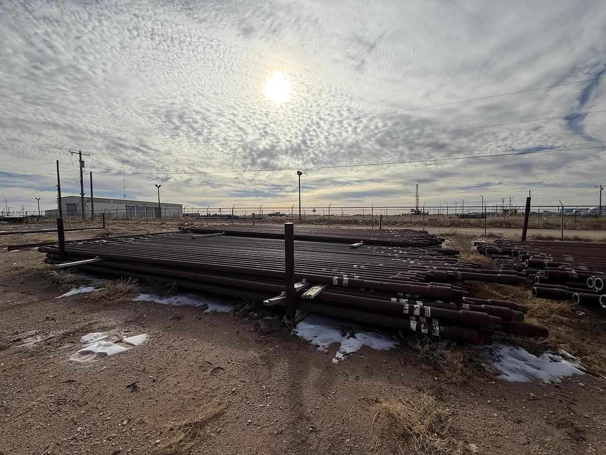 Used 4-1/2" Drill pipe Rack D